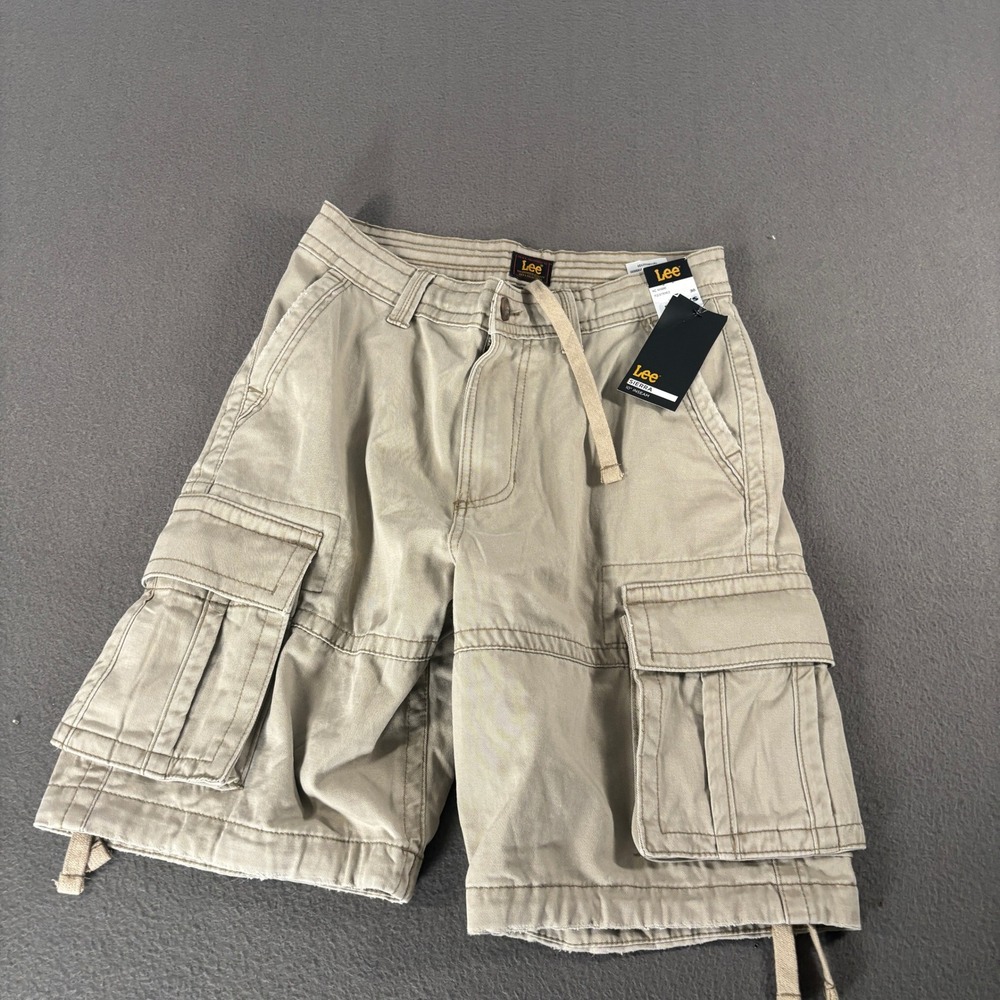 Lee Sierra Cargo Shorts Mens Size 30 KC Khaki 10 Inch Inseam 112375162